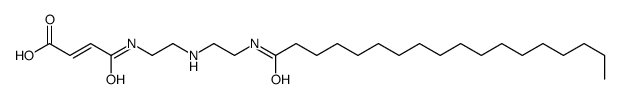 4-[2-[2-(octadecanoylamino)ethylamino]ethylamino]-4-oxobut-2-enoic acid结构式