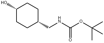 tert-butyl cis-4-hydroxycyclohexyl)methylcarbamate Structure
