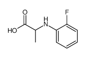 2-(2-Fluoro-phenylamino)-propionic acid structure