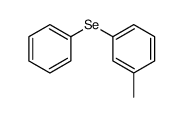 1-methyl-3-phenylselanylbenzene Structure