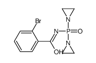 N-[bis(aziridin-1-yl)phosphoryl]-2-bromobenzamide结构式
