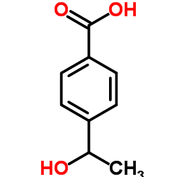 4-(1-羟乙基)苯甲酸结构式