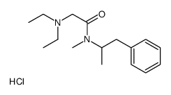 2-(diethylamino)-N-methyl-N-(1-phenylpropan-2-yl)acetamide,hydrochloride Structure