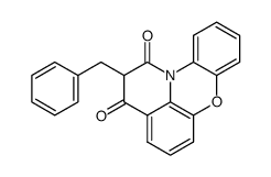 2-benzyl-3-hydroxy-pyrido[3,2,1-kl]phenoxazin-1-one结构式