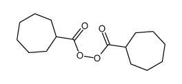 cycloheptanecarbonyl cycloheptanecarboperoxoate结构式