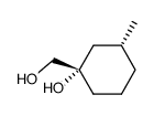 (+/-)-1-hydroxymethyl-cis-3-methylcyclohexanol Structure