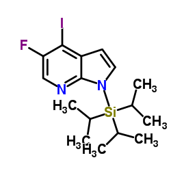 5-Fluoro-4-iodo-1-(triisopropylsilyl)-1H-pyrrolo[2,3-b]pyridine picture