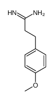 3-(4-Methoxyphenyl)propanimidamide Structure
