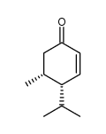 2-Cyclohexen-1-one,5-methyl-4-(1-methylethyl)-,trans-(9CI) Structure
