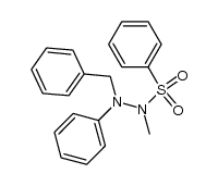 benzenesulfonic acid-(N'-benzyl-N-methyl-N'-phenyl-hydrazide) Structure
