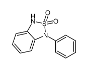 1-Phenyl-1,3-dihydro-2,1,3-benzothiadiazole 2,2-dioxide Structure