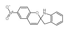 6'-nitrospiro[1,3-dihydroindole-2,2'-chromene] Structure