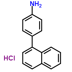 4-NAPHTHALEN-1-YL-PHENYLAMINEHYDROCHLORIDE structure