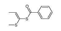 benzoylthio-1 methylthio-1 propene结构式
