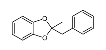 2-benzyl-2-methyl-1,3-benzodioxole结构式