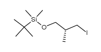 (2R)-3-(tert-butyldimethylsilyloxy)-1-iodo-2-methyl-1-propane Structure