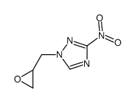 3-nitro-1-(oxiran-2-ylmethyl)-1,2,4-triazole Structure