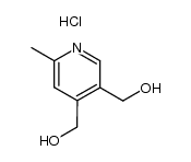 4,5-Bis(hydroxymethyl)-2-methylpyridine hydrochloride Structure