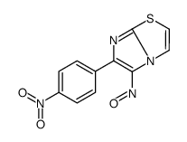 6-(4-nitrophenyl)-5-nitrosoimidazo[2,1-b][1,3]thiazole结构式