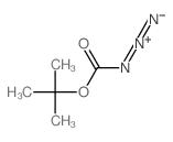 Carbonazidic acid,1,1-dimethylethyl ester structure