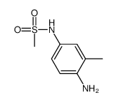 N-(4-amino-3-methylphenyl)methanesulfonamide(SALTDATA: FREE)结构式