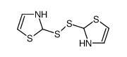 2-(2,3-dihydro-1,3-thiazol-2-yldisulfanyl)-2,3-dihydro-1,3-thiazole结构式