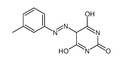 5-[(3-methylphenyl)diazenyl]-1,3-diazinane-2,4,6-trione结构式