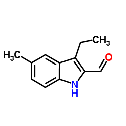 3-Ethyl-5-methyl-1H-indole-2-carbaldehyde Structure