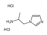 2-IMIDAZOL-1-YL-1-METHYL-ETHYLAMINE 2HCL Structure
