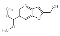 (6-(Dimethoxymethyl)furo[3,2-b]pyridin-2-yl)methanol Structure
