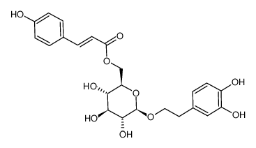 6'-O-coumaroyl-1'-O-[2-(3,4-dihydroxyphenyl)ethyl]-β-D-glucopyranoside Structure