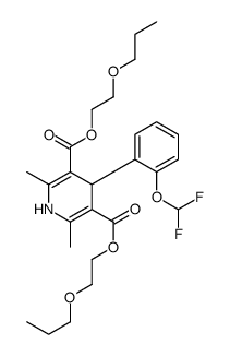 2,6-dimethyl-3,5-bis(2'-propoxyethoxycarbonyl)-4-(2''-difluoromethoxyphenyl)-1,4-dihydropyridine图片