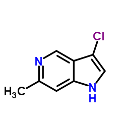 3-Chloro-6-Methyl-5-azaindole结构式