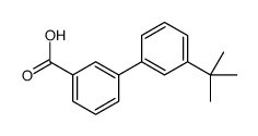 3'-(TERT-BUTYL)-[1,1'-BIPHENYL]-3-CARBOXYLIC ACID structure