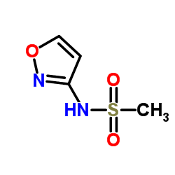 Methanesulfonamide, N-3-isoxazolyl- (9CI) Structure