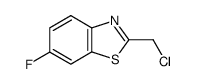 Benzothiazole, 2-(chloromethyl)-6-fluoro- (9CI) structure