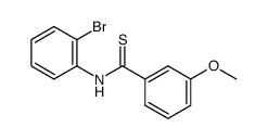 N-(2-bromophenyl)-3-methoxybenzothioamide Structure