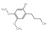 3-(2-BROMO-4,5-DIMETHOXY-PHENYL)-PROPAN-1-OL structure