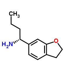 (1R)-1-(2,3-Dihydro-1-benzofuran-6-yl)-1-butanamine Structure