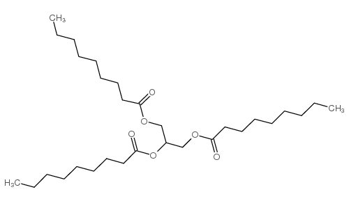 1,2,3-Trinonanoyl Glycerol Structure