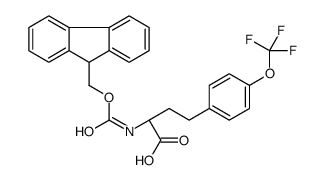 Fmoc-D-HomoPhe(4-OCF3)-OH结构式