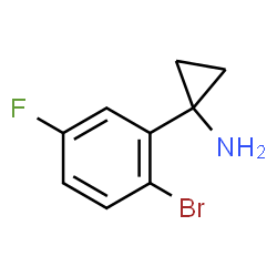 1-(2-Bromo-5-fluorophenyl)cyclopropanamine picture