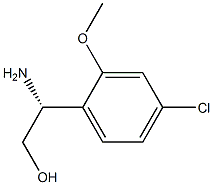 (2R)-2-AMINO-2-(4-CHLORO-2-METHOXYPHENYL)ETHAN-1-OL Structure