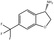 (S)-6-(Trifluoromethyl)-2,3-dihydrobenzofuran-3-amine Structure