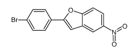 2-(4-bromophenyl)-5-nitro-1-benzofuran Structure