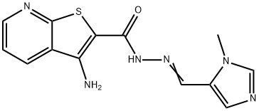 3-AMino-thieno[2,3-b]pyridine-2-carboxylic acid (3-Methyl-3H-iMidazol-4-yl-Methylene) hydrazide picture