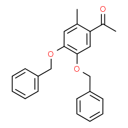 4,5-DIBENZYLOXY-2-METHYLACETOPHENONE结构式