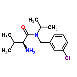 N-(3-Chlorobenzyl)-N-isopropyl-L-valinamide Structure