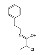 2-氯-N-(2-苯基乙基)丙酰胺结构式