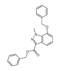 benzyl 7-(benzyloxy)-1-methyl-1H-indazole-3-carboxylate Structure